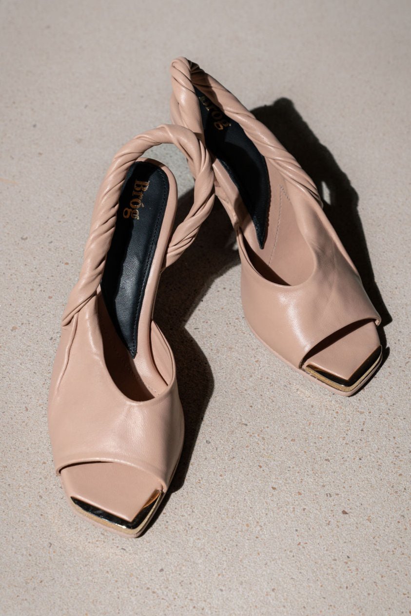 Orla twisted Strap - Dusky Pink