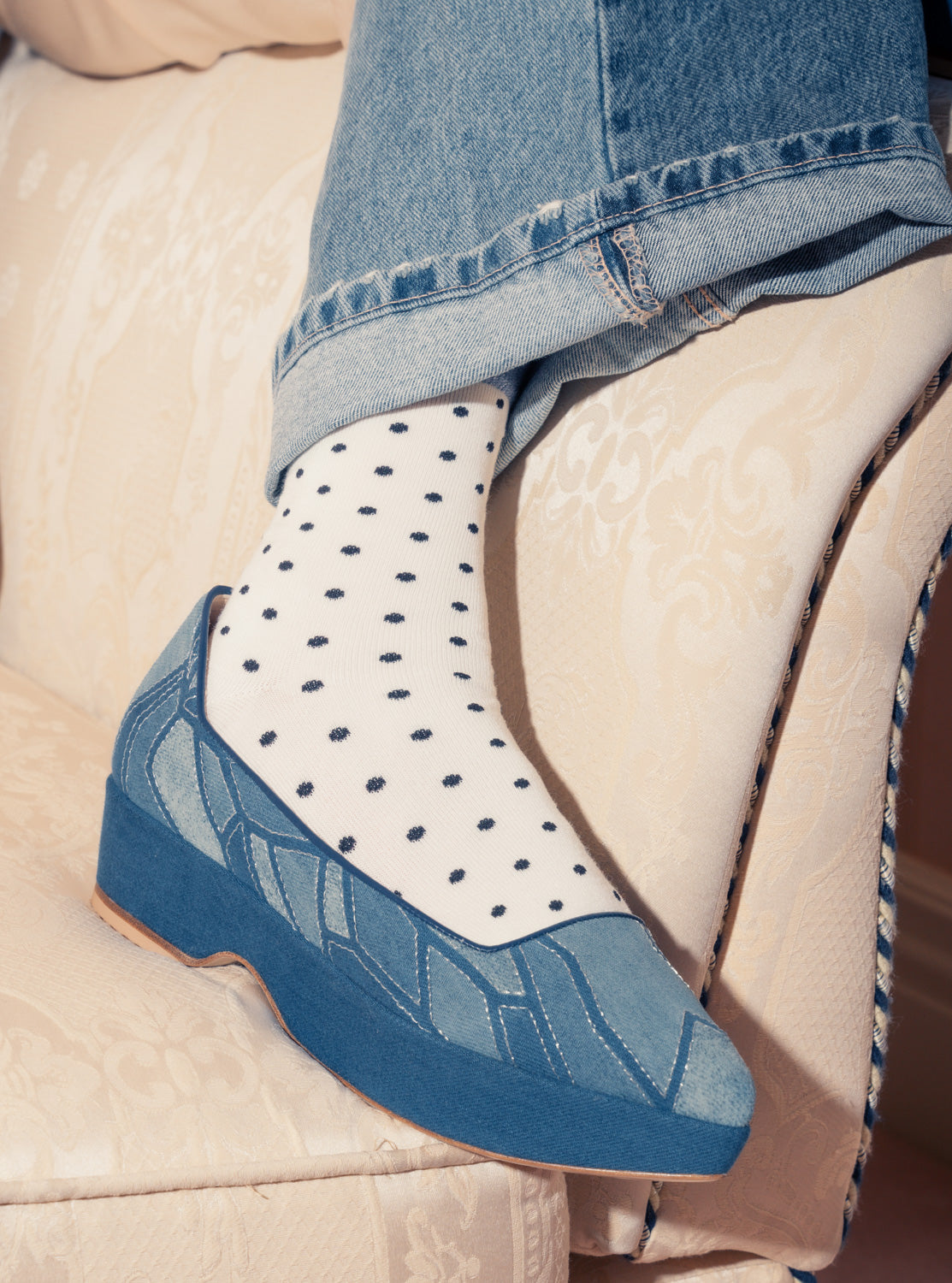 Shauna - Pump - Light Denim