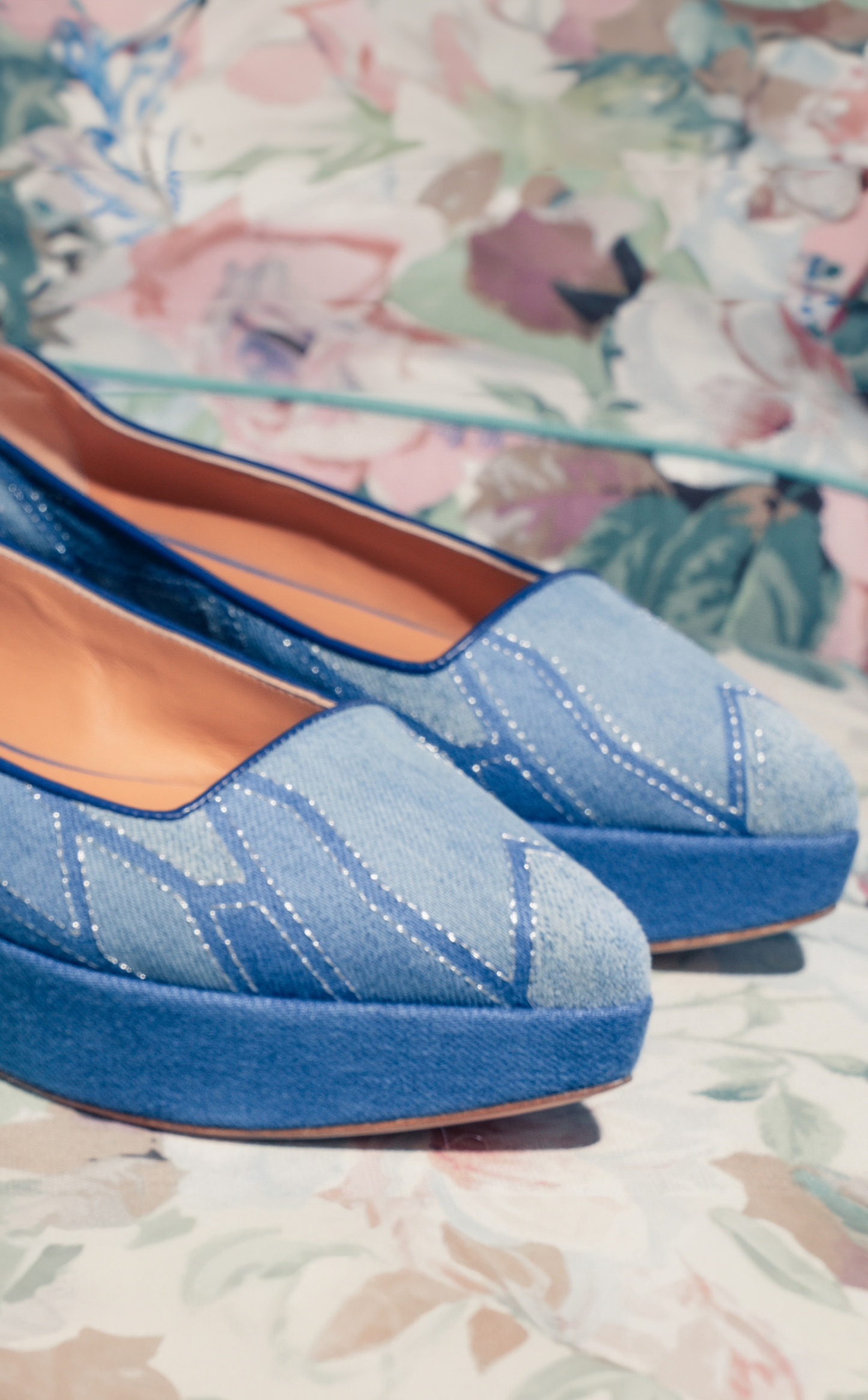 Shauna - Pump - Light Denim