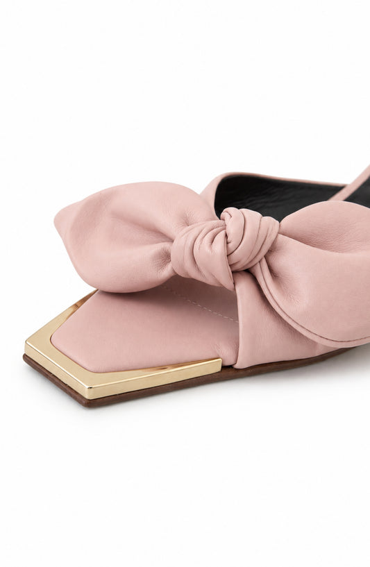 Fiona Mule in Dusky Pink