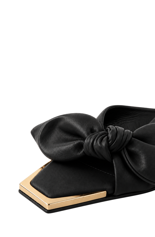 Fiona Mule in Jet Black