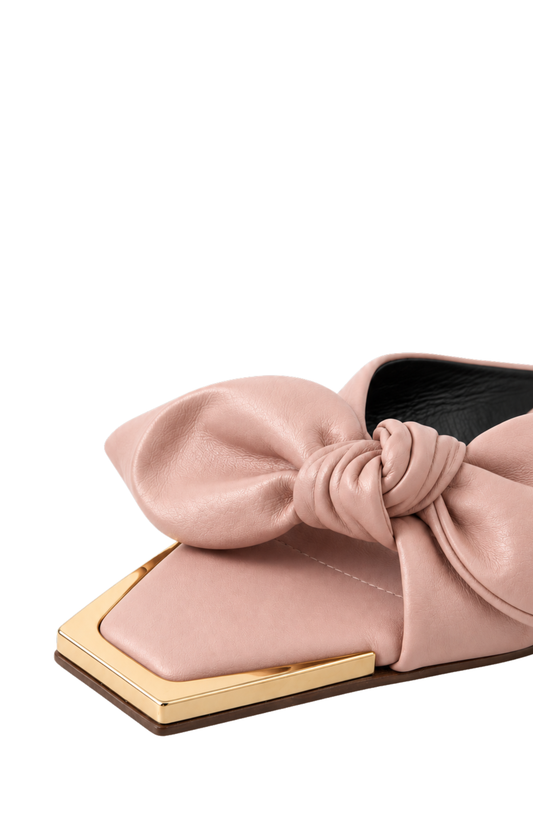 Fiona Mule in Dusky Pink