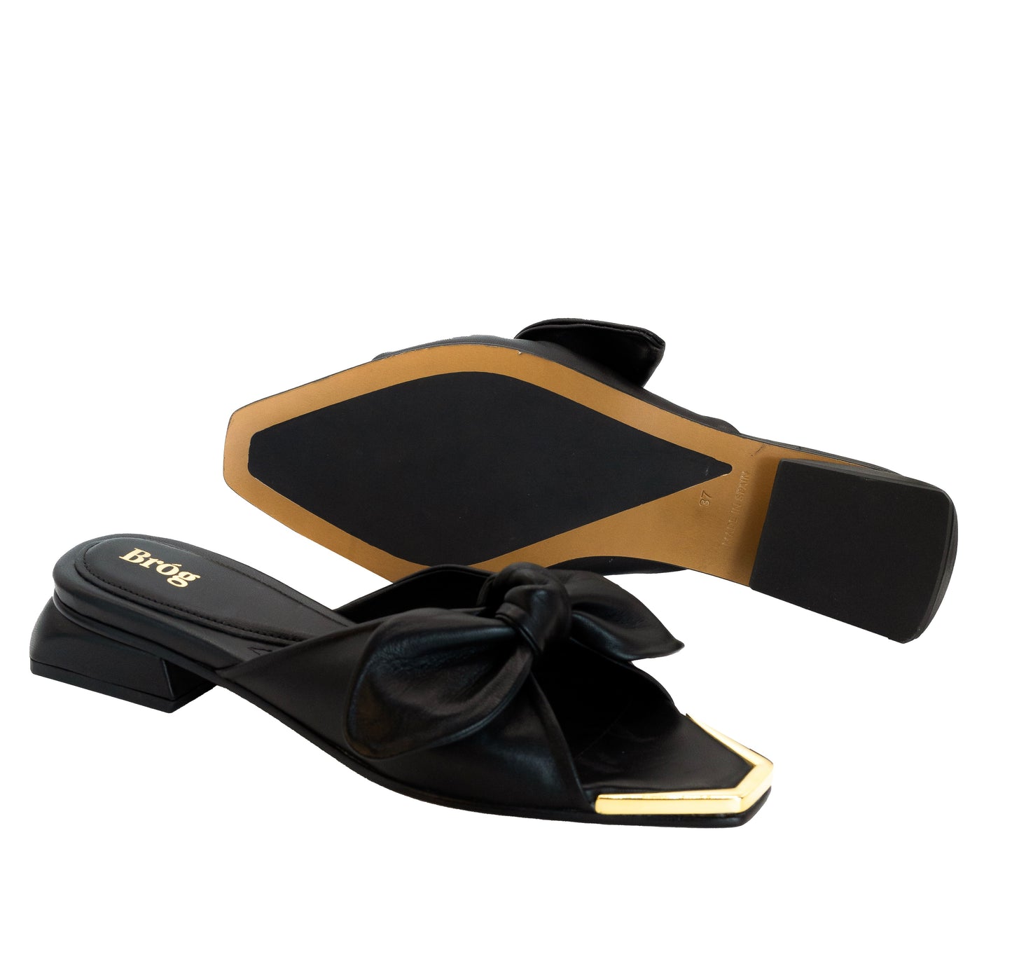 Fiona Mule em Jet Black