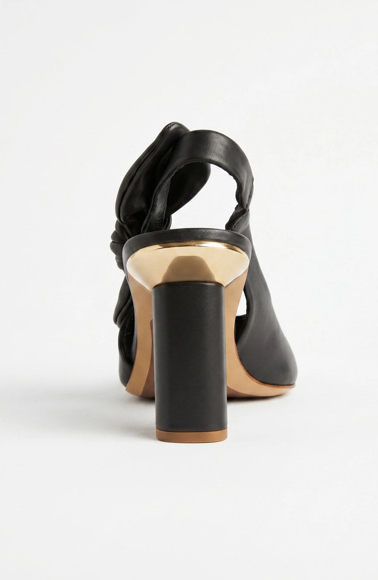 Una Slingback Pump Column Heel Cocoa Brown