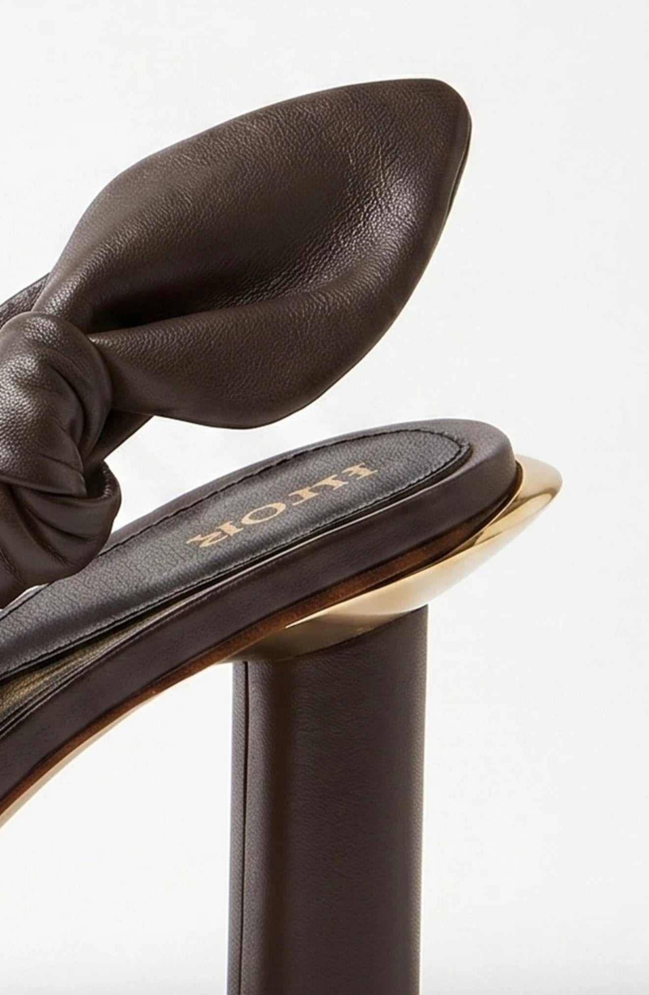 Una Slingback Pump Column Heel Cocoa Brown