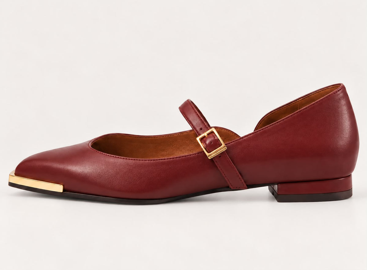 Gretta Ballet Flat - Dark Apple Pre-Order