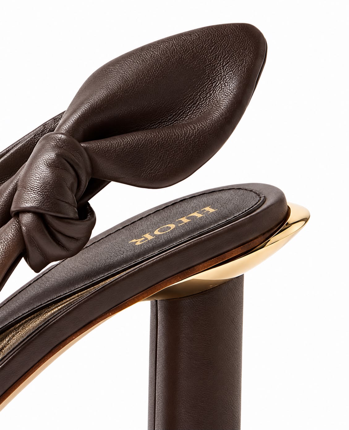 Una Slingback Pump Column Heel Cocoa Brown