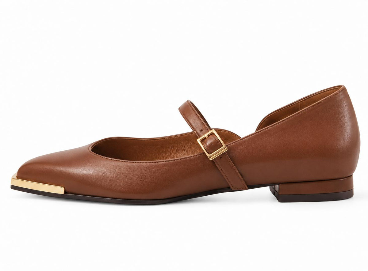 Gretta Ballet Flat - Toffee Pre-Order